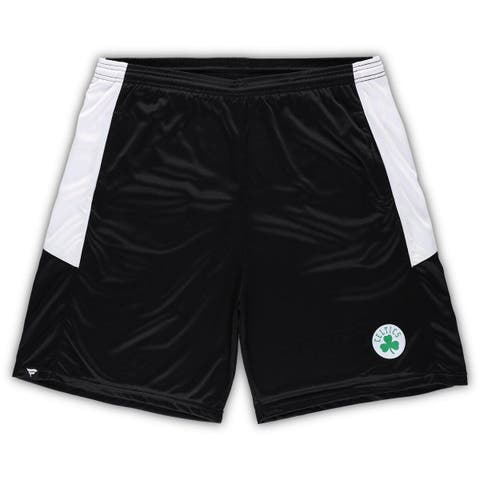 Men's Fanatics Branded Black Boston Celtics Big & Tall Champion Rush Practice Shorts