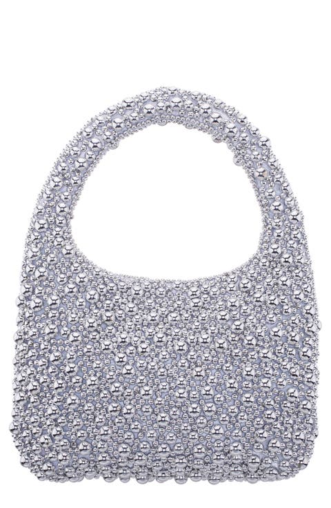 Zariah Bubble Bead Top Handle Bag