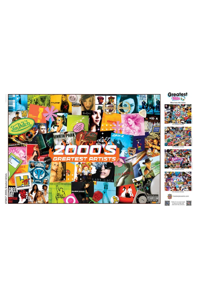 2000's Artists 1000 Piece Jigsaw Puzzle, Alternate, color, Multicolor