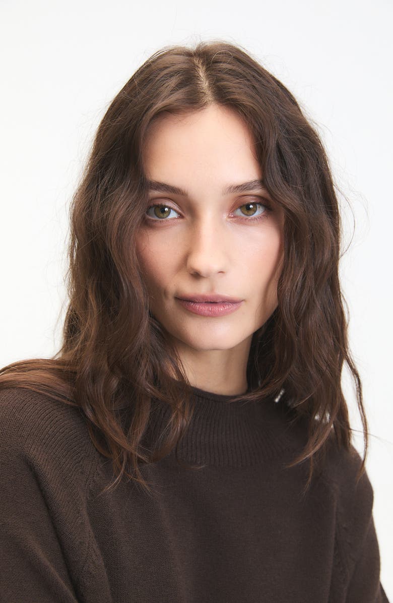 DELUC Douglas Crewneck Sweater, Alternate, color, Chocolate Brown