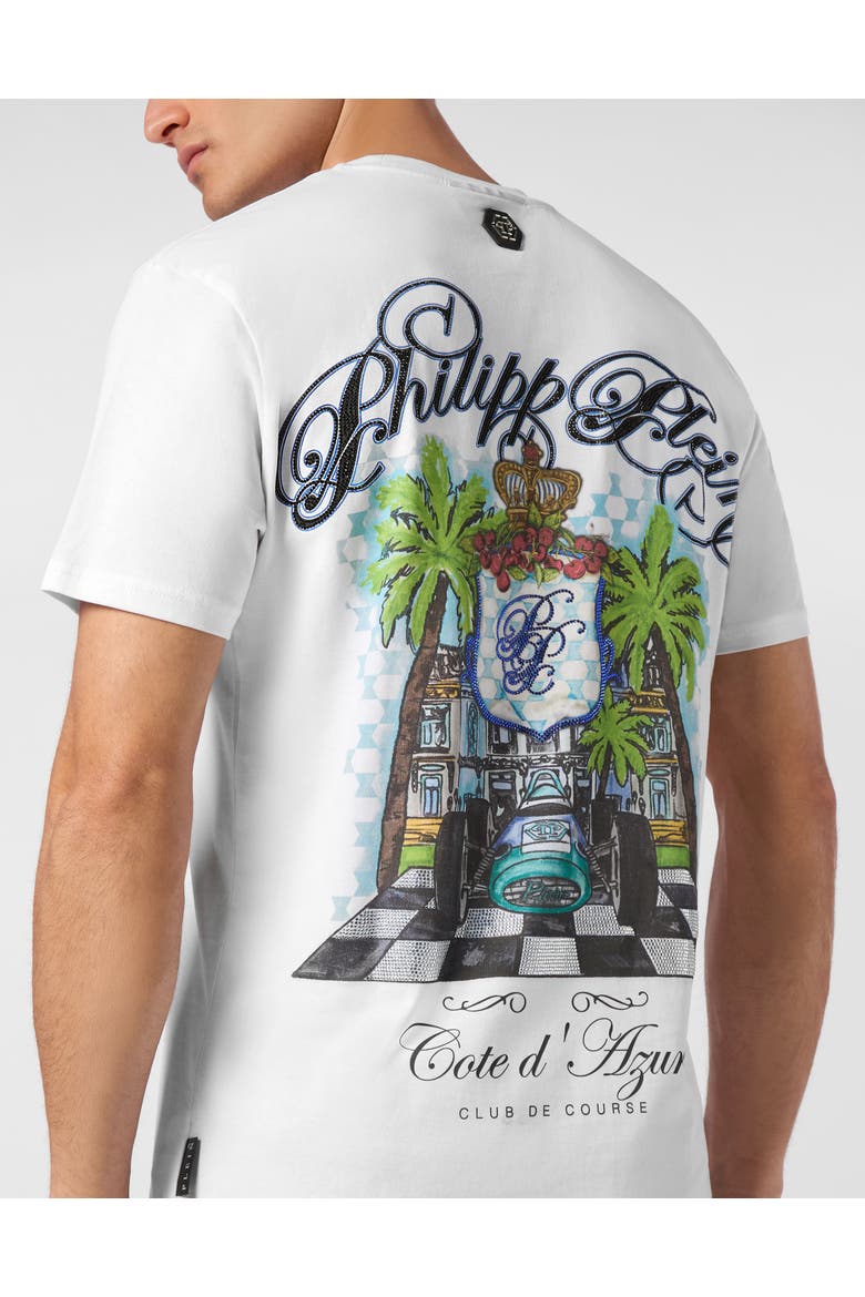 T-Shirt Round Neck Club The Course Stones Men, Alternate, color, white