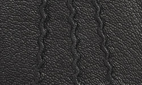 Faherty Mixed Media Leather Gloves In Black