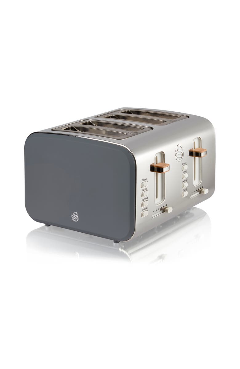 Swan Nordic Four Slice Toaster, Main, color, 