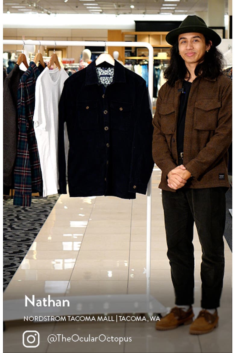 Brushed Corduroy Overshirt video