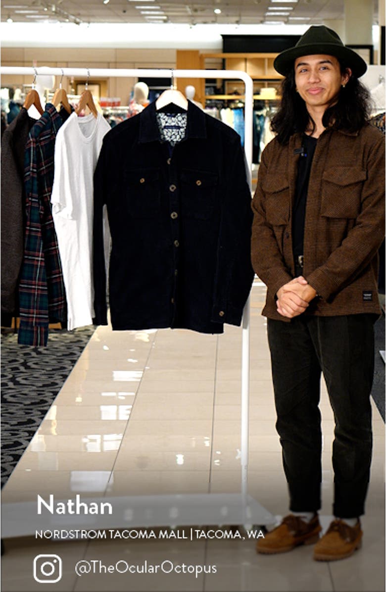 Brushed Corduroy Overshirt, sales video thumbnail