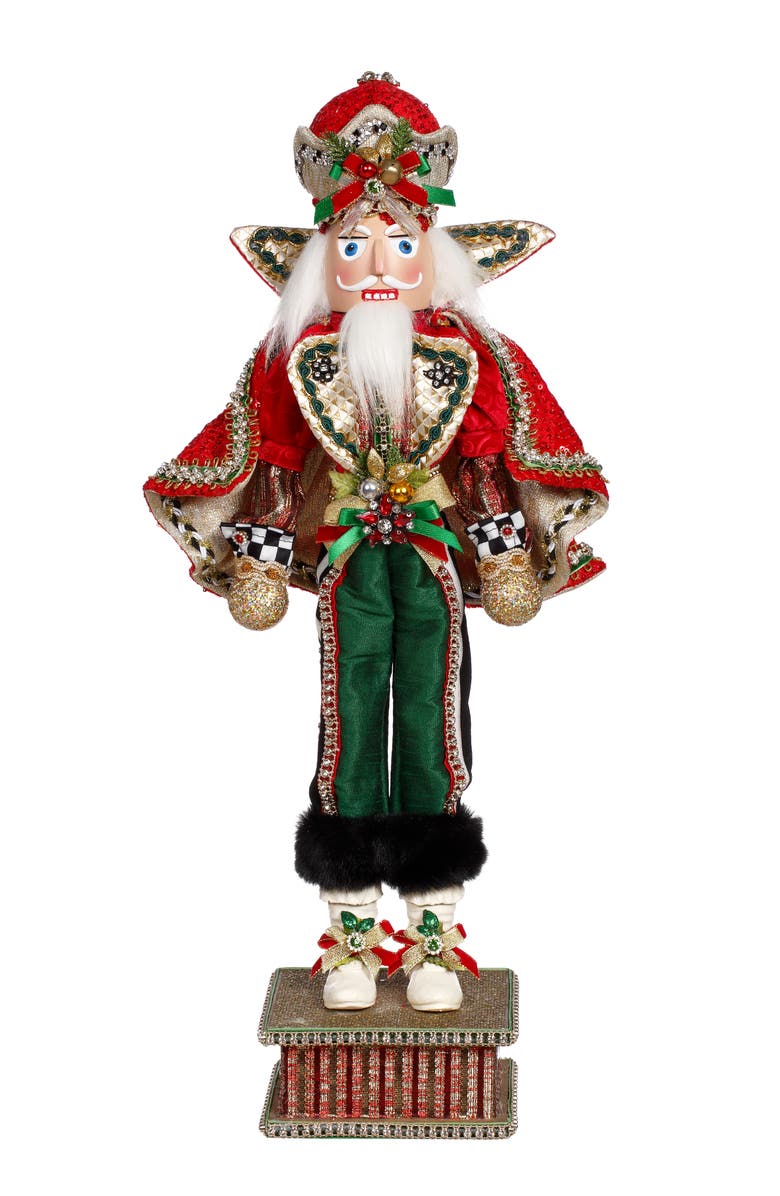 Mark Roberts King Nutcracker, Small, Main, color, Red