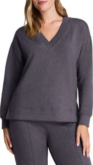 SPANX® AirEssentials® Brushed V-Neck Tunic Sweatshirt