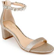 Jewel Badgley Mischka Catalina Ankle Strap Sandal