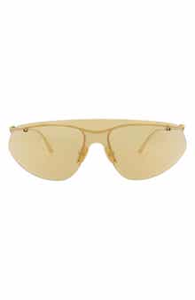Gender Inclusive Oversize Polarized Mirrored Shield Sunglasses