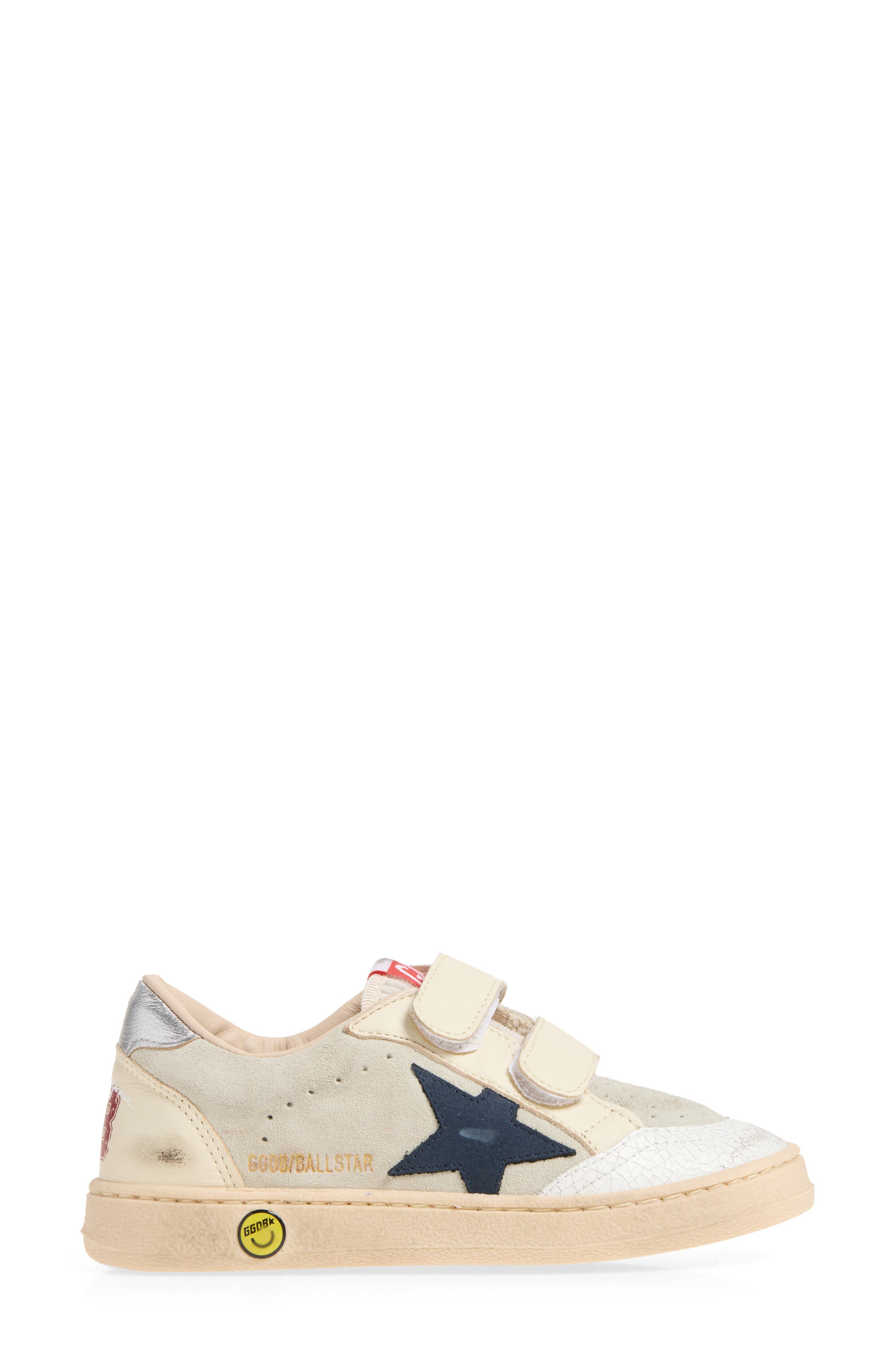 Kids' Ball Star Low Top Sneaker, Alternate, color, GREY/ WHITE/ BEIGE/ NAVY