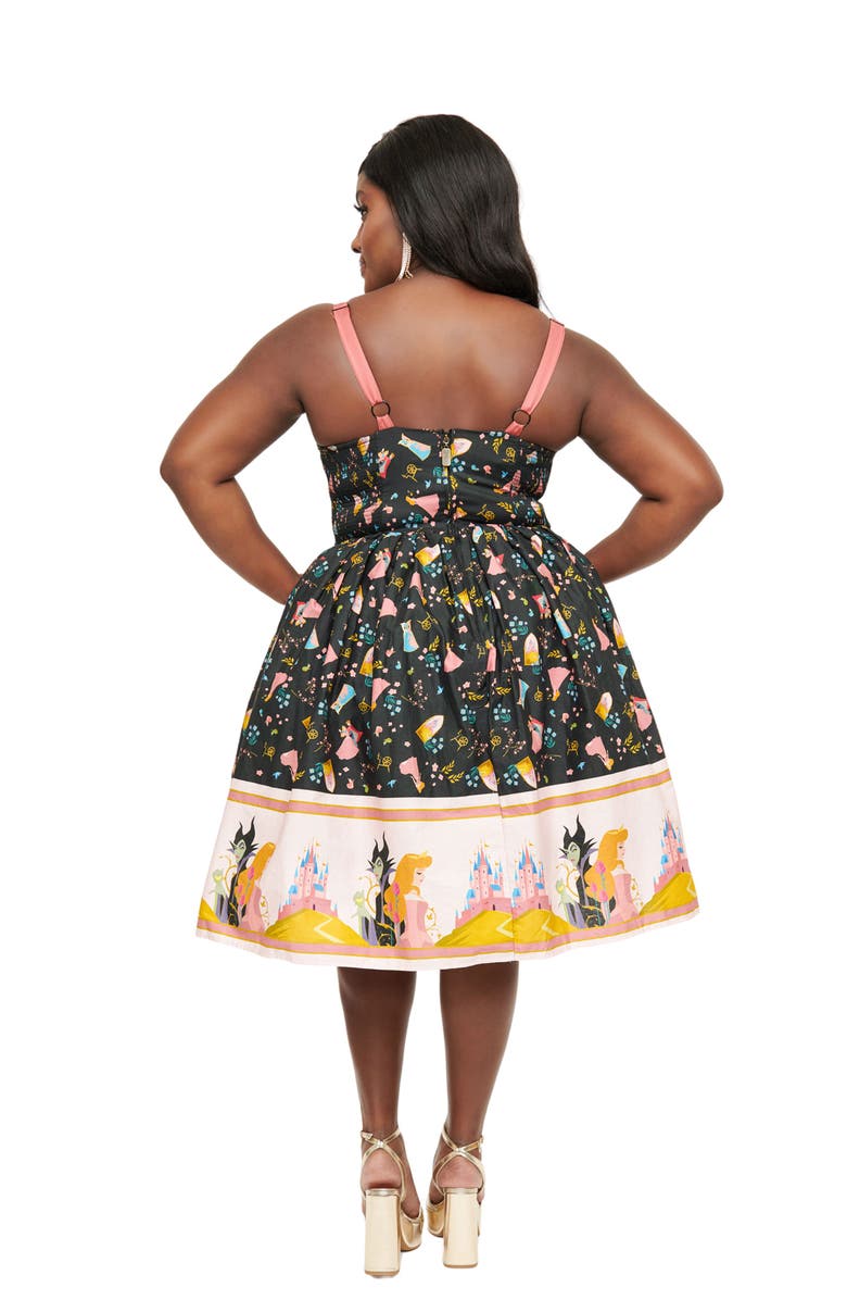 Unique Vintage Plus Size 1950s Sleeveless Swing Dress, Alternate, color,