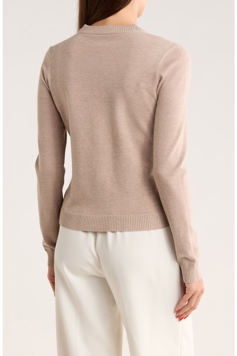 Keira Chest Pocket Cardigan, Alternate, color, TAPIOCA HEATHER
