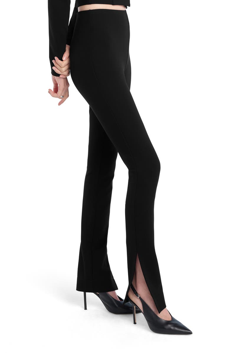 Favorite Daughter The Pointe Ponte Knit Pants, Alternate, color, Black