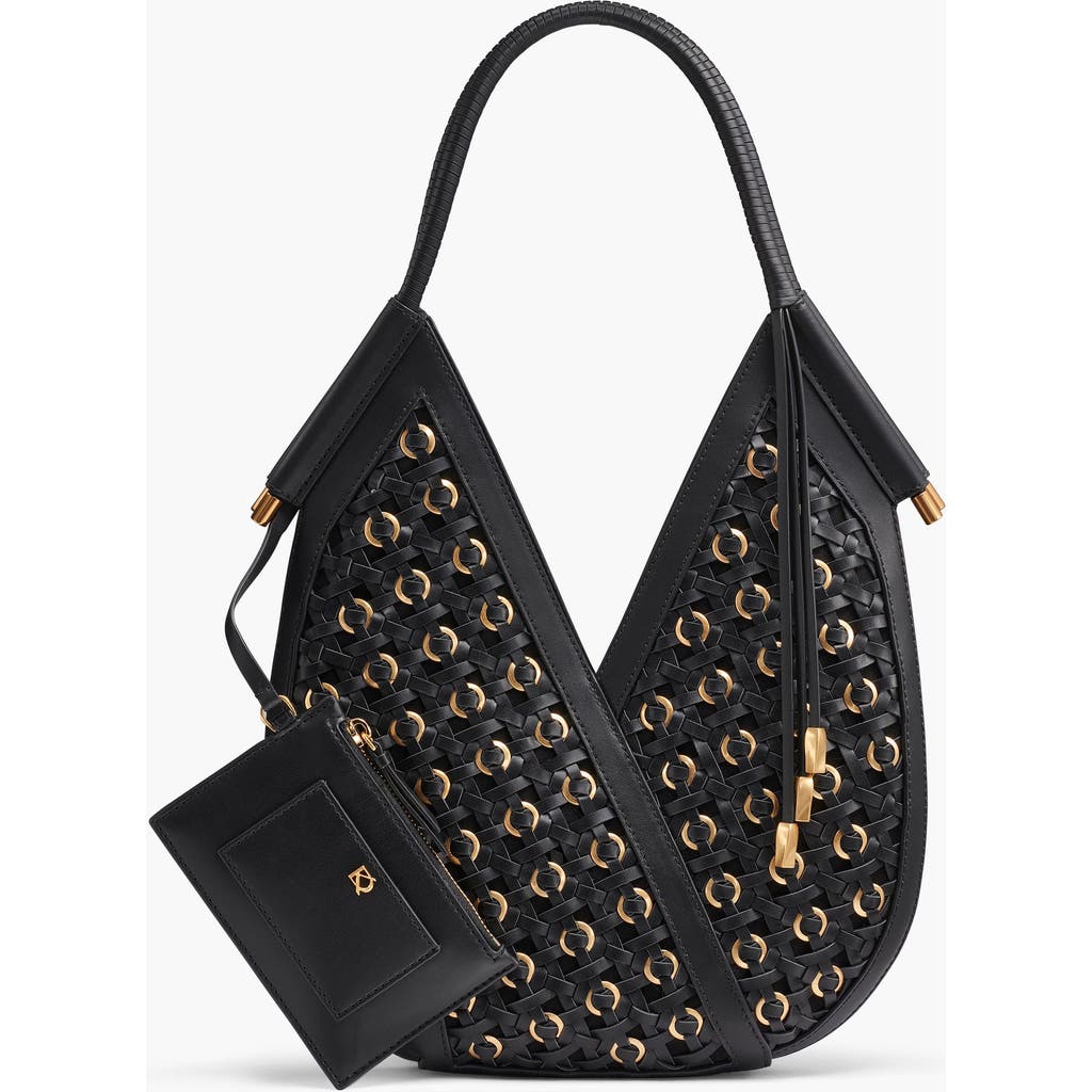 Donna Karan New York Baldwin Woven Grommet Mini Shoulder In Multi