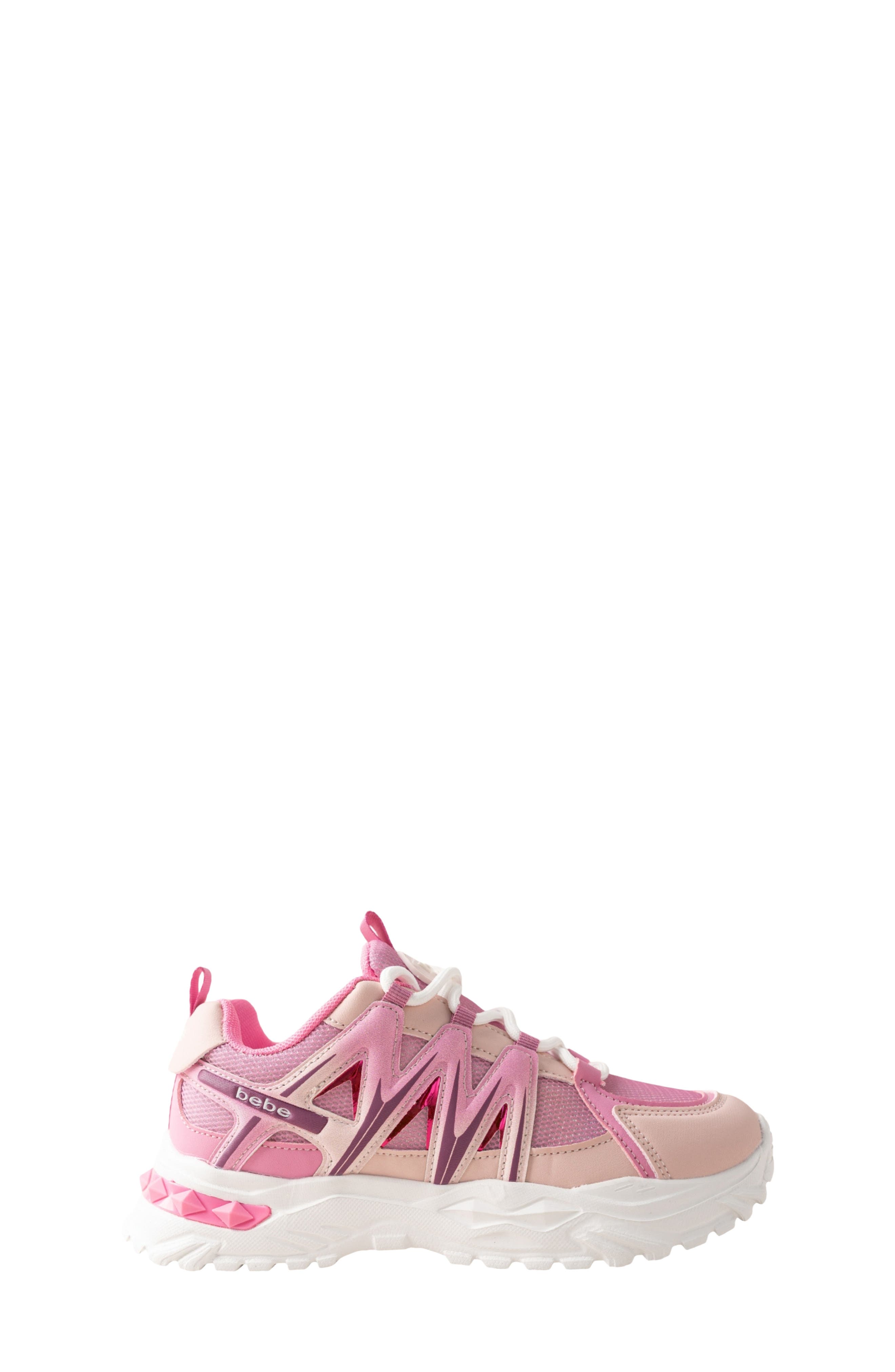 Kids' Ombre Mesh Jogger Sneaker, Alternate, color, FUCHSIA
