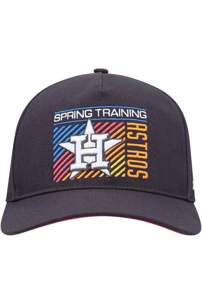 Men's '47  Charcoal Houston Astros 2023 Spring Training Reflex Hitch Snapback Hat, Alternate, color, Charcoal
