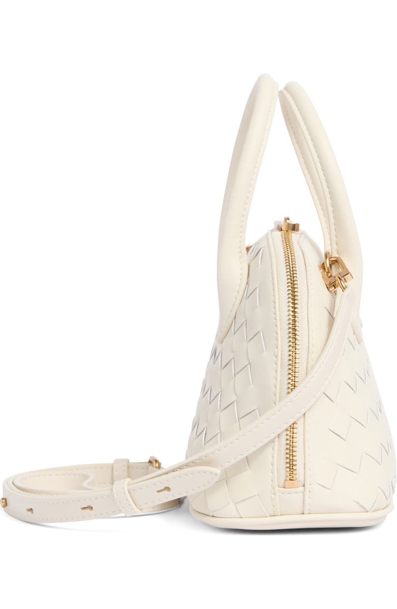 Sam Edelman Margo Mini Woven Satchel Bag, Alternate, color, Ivory