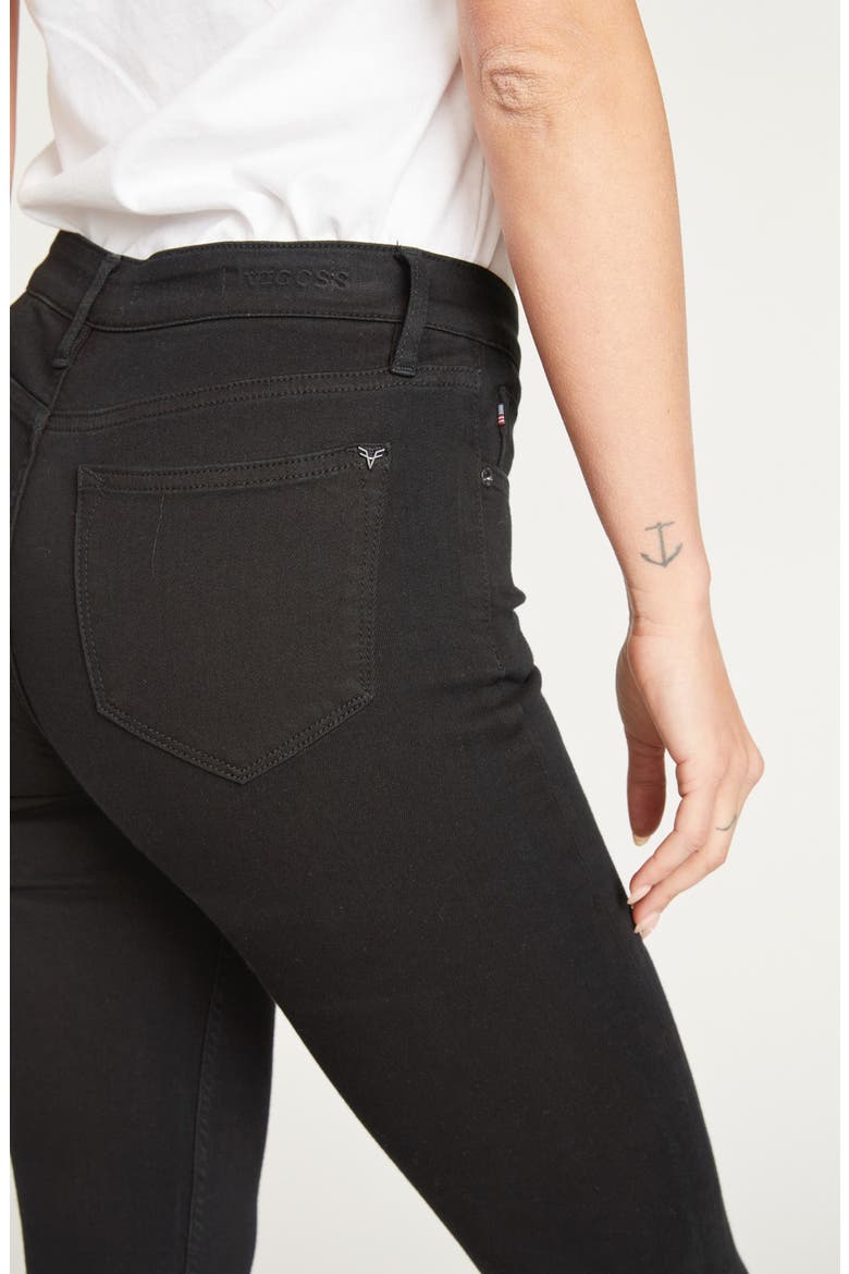 Marley Ankle Skinny Jeans, Alternate, color, BLACK