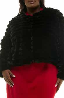 Faux Fur Bolero Jacket