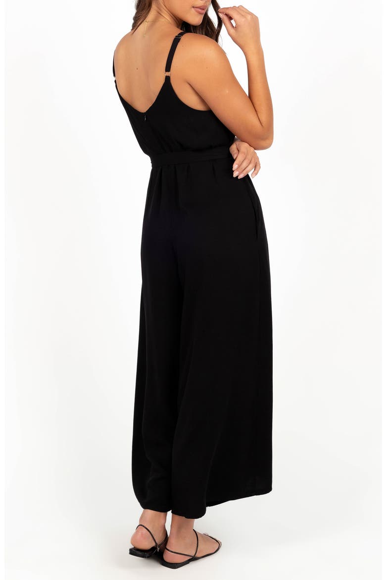 Gaia Wide Leg Jumpsuit, Alternate, color, BLACK