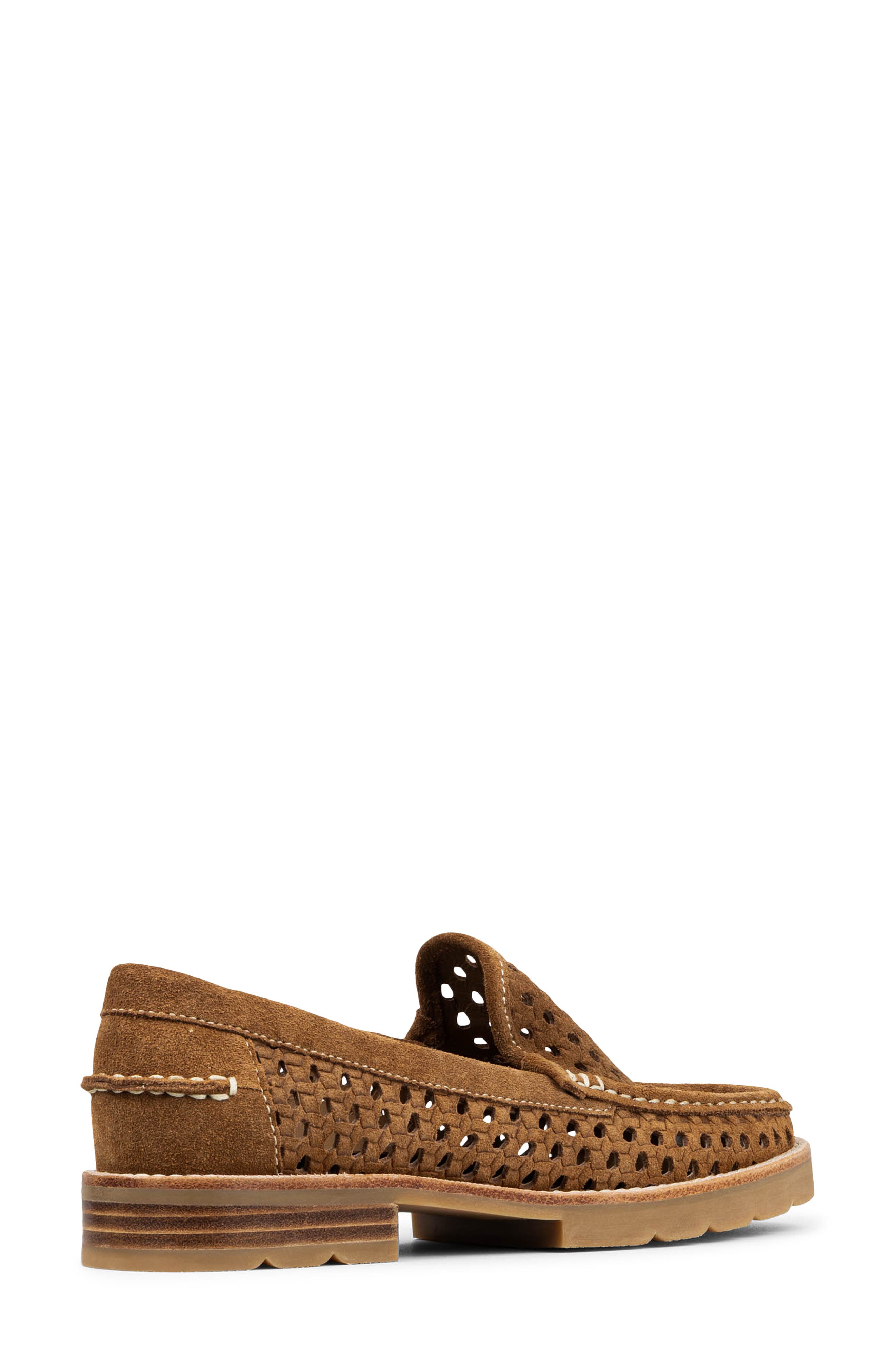 Ombree Loafer, Alternate, color, SADDLE