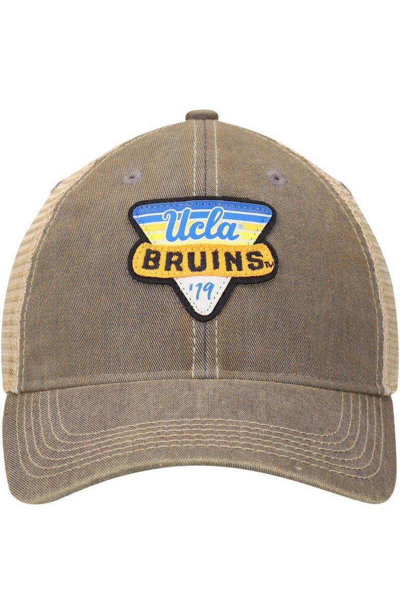 LEGACY ATHLETIC Men's Gray UCLA Bruins Legacy Point Old Favorite Trucker Snapback Hat, Alternate, color, Gray
