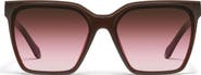 QUAY Level Up 60mm Square Sunglasses
