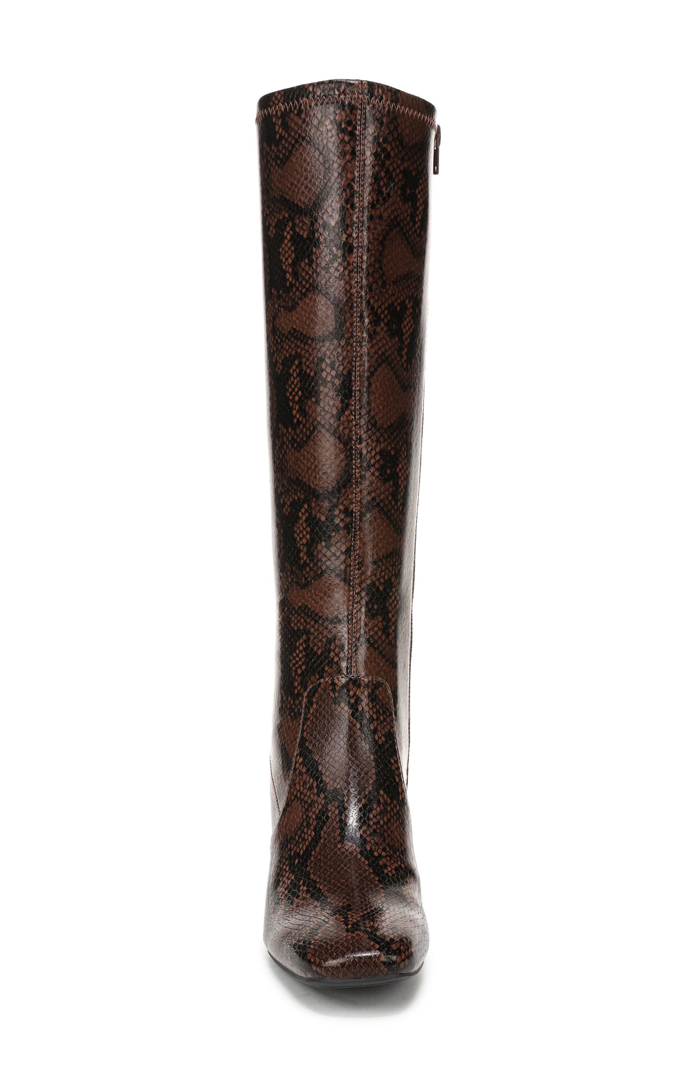 Cohen Knee High Boot, Alternate, color, DARK BROWN MULTI
