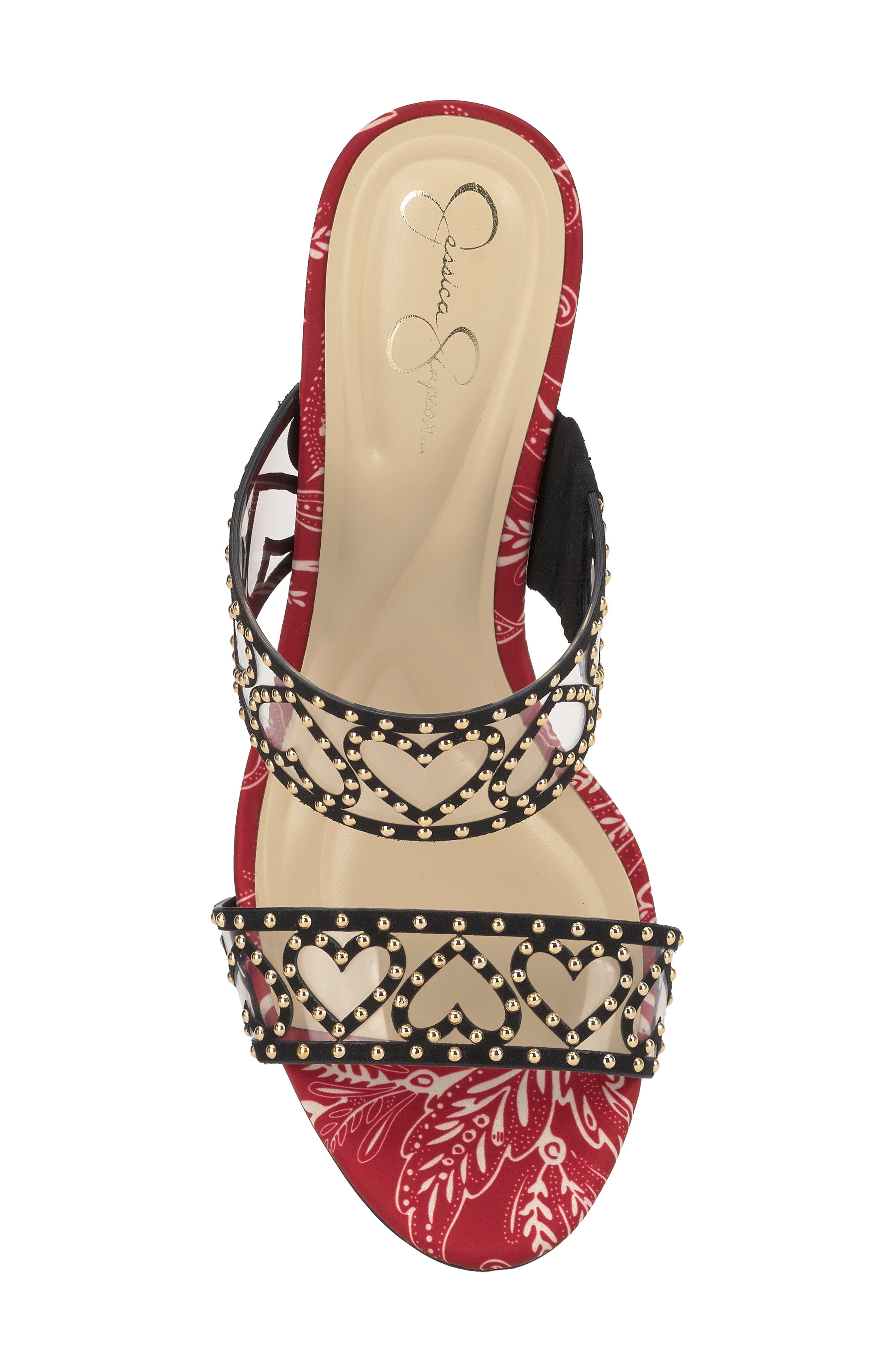 Jessica Simpson Jovara Slide Sandal, Alternate, color, Black