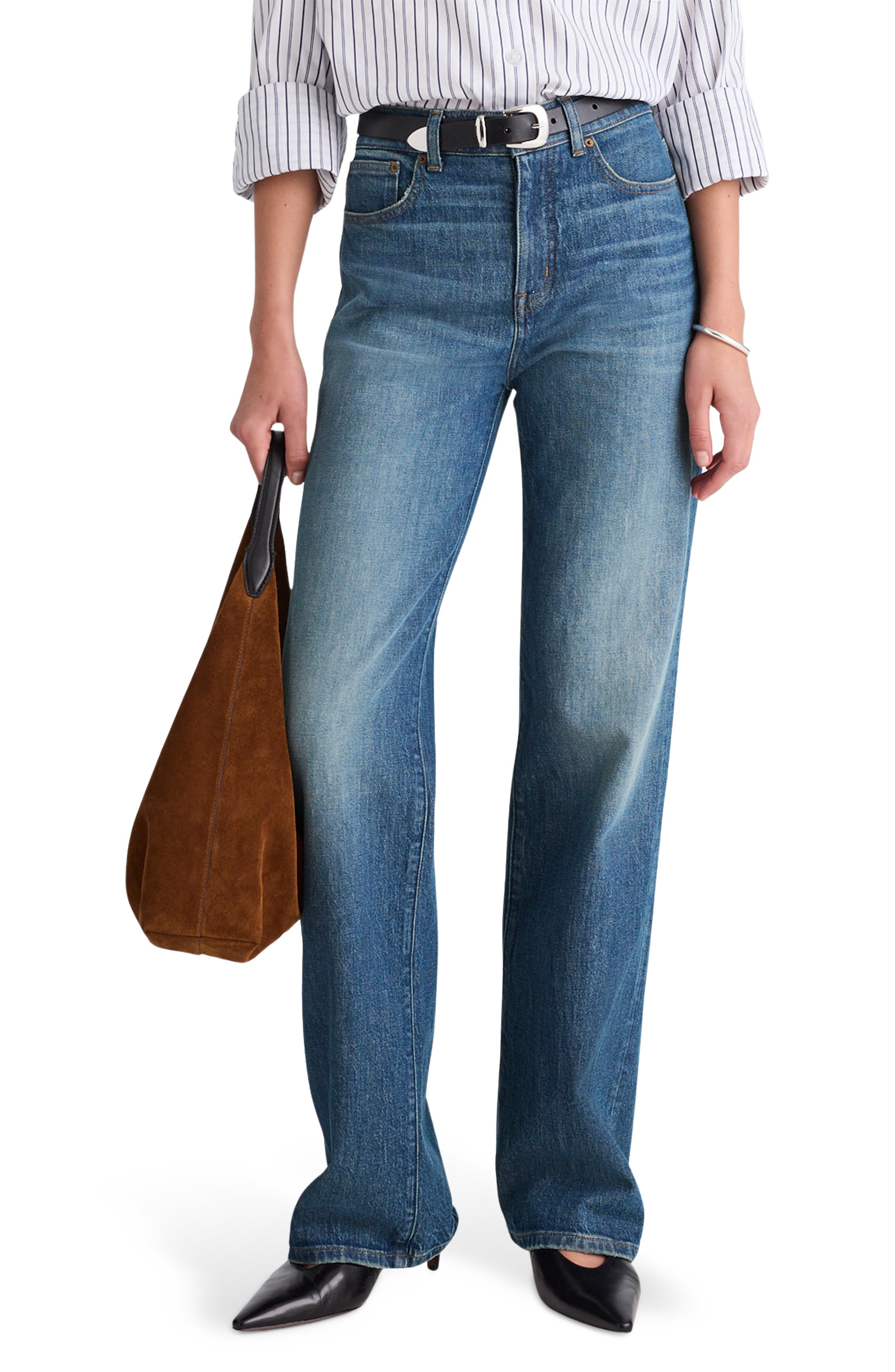 Madewell The Petite Perfect Wide Leg Jeans