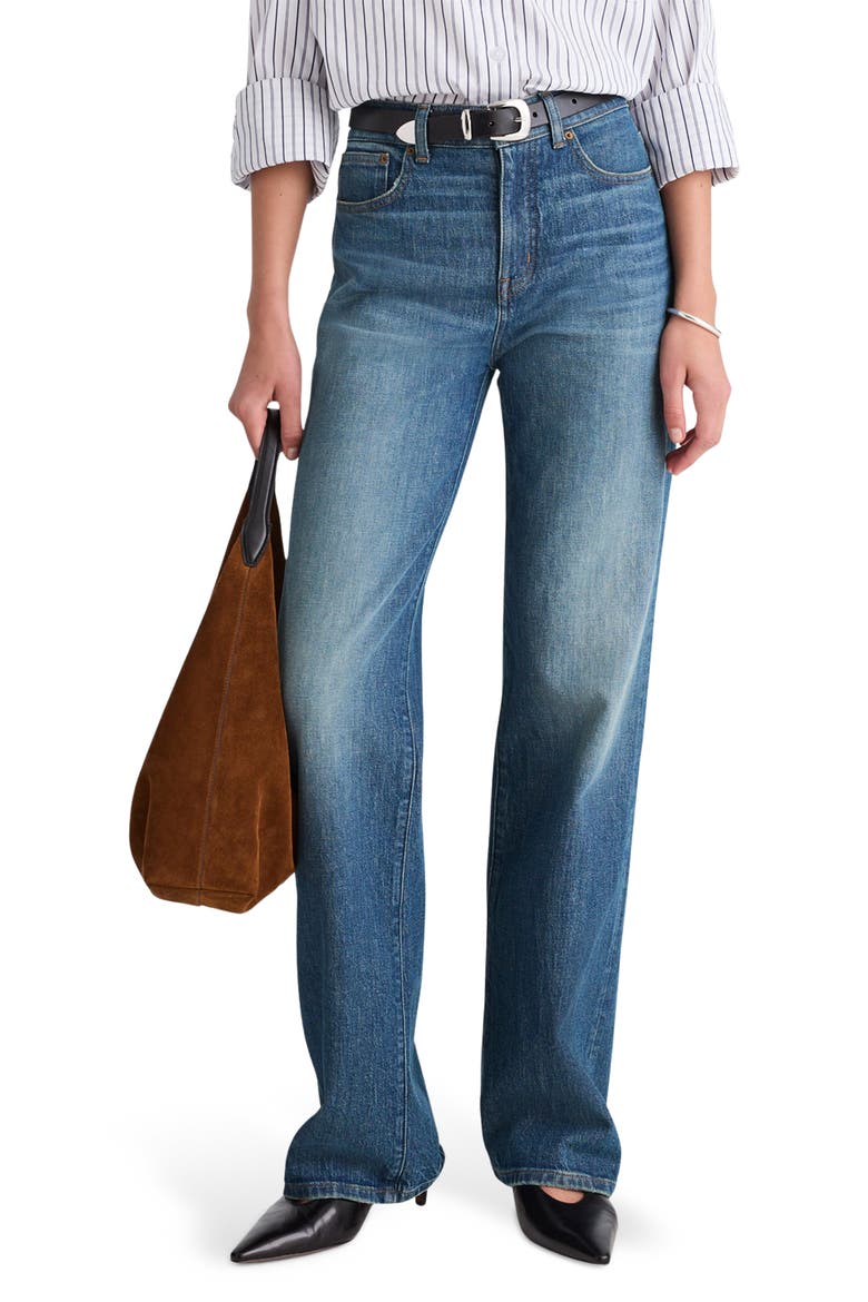The Perfect Wide Leg Jeans, Main, color, HARVEY WASH