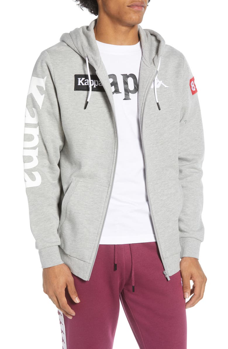 KAPPA ACTIVE Authentic LA Beris Zip Hoodie, Main, color, 