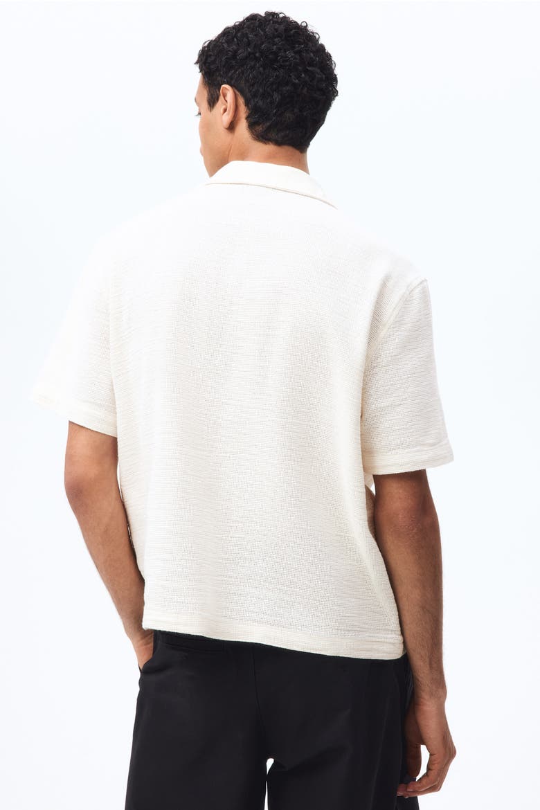 Regular-fit Resort Shirt, Alternate, color, Cream