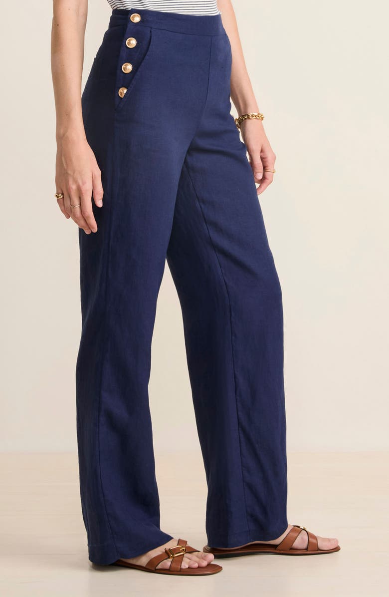 vineyard vines Linen Sailor Pants, Alternate, color, 