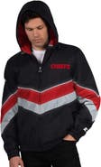 STARTER Men's Starter Black/Red Kansas City Chiefs Thursday Night Gridiron Full-Zip Jacket