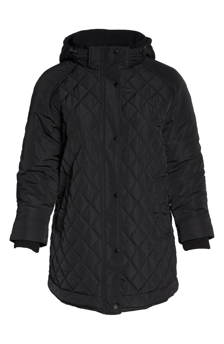 Gallery Quilted Hooded Jacket, Alternate, color,