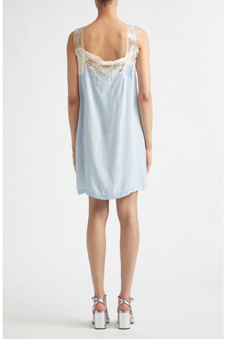 Taped Mini Slipdress, Alternate, color, LIGHT BLUE