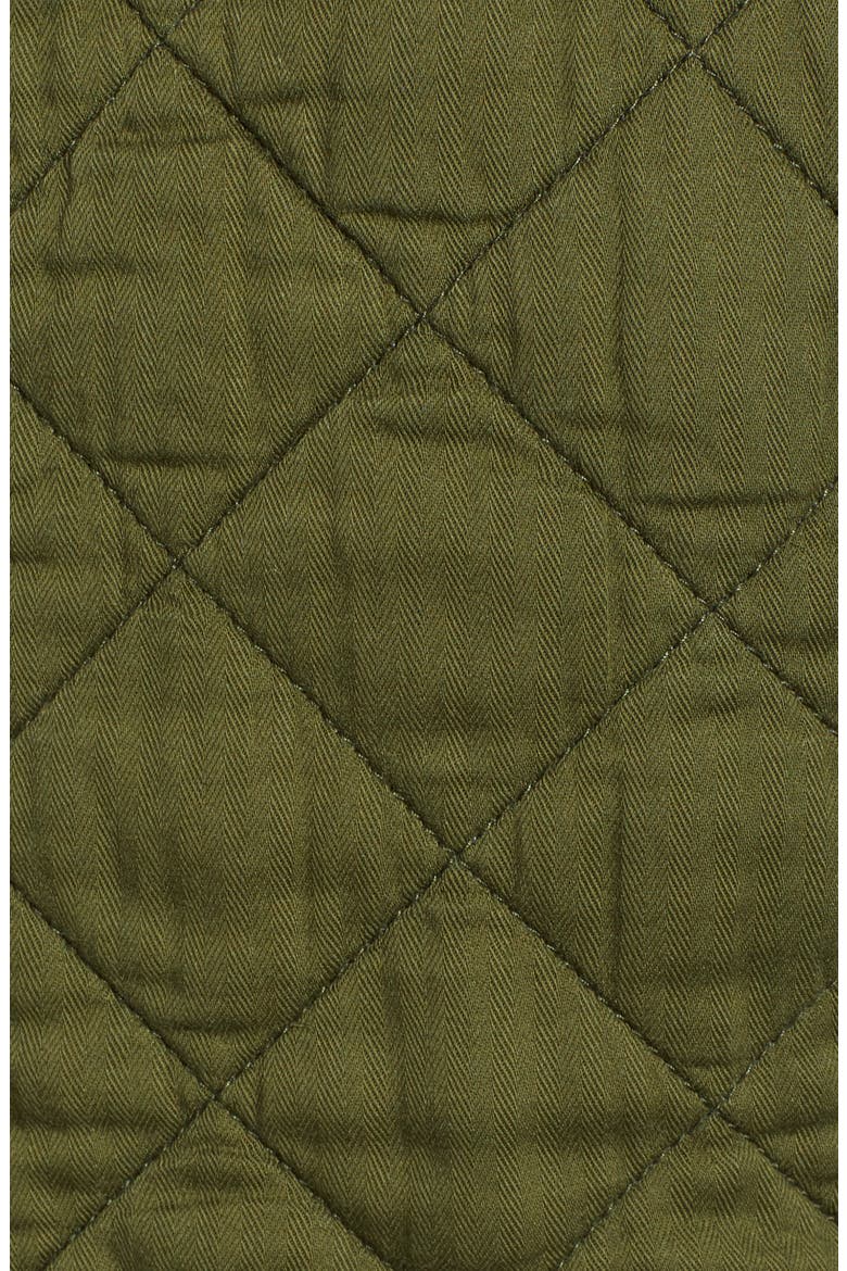 Quilted Downtown Field Jacket, Alternate, color, DEEP MOSS