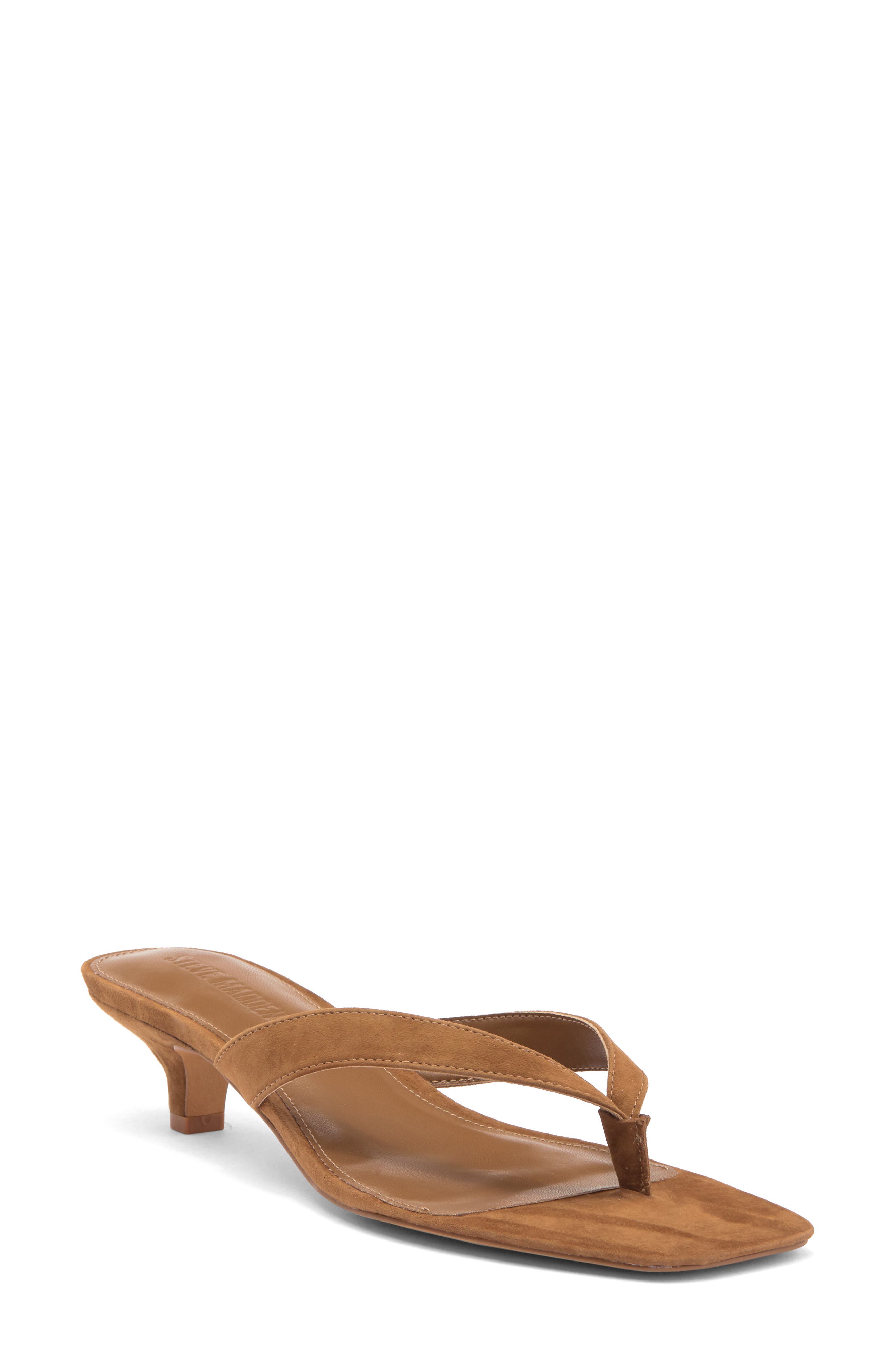 Steve Madden Tracie Flip Flop, Main, color, Chestnut Suede