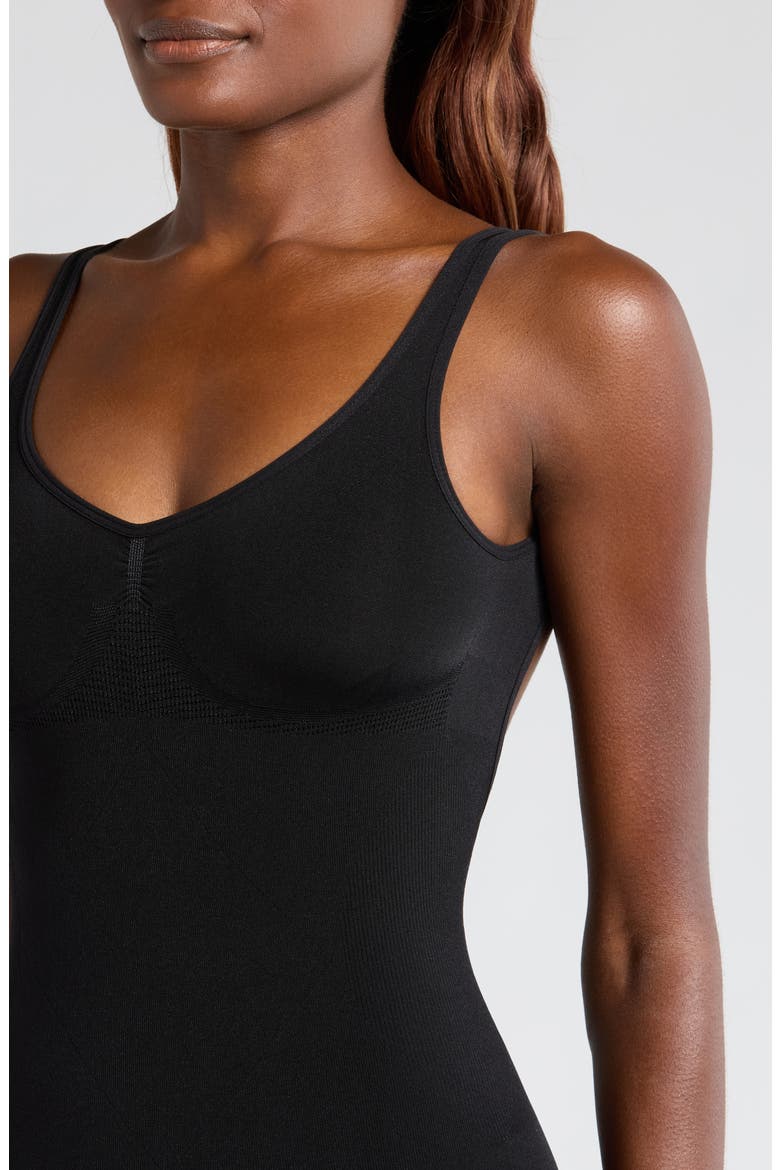Low Back Bodysuit, Alternate, color, BLACK