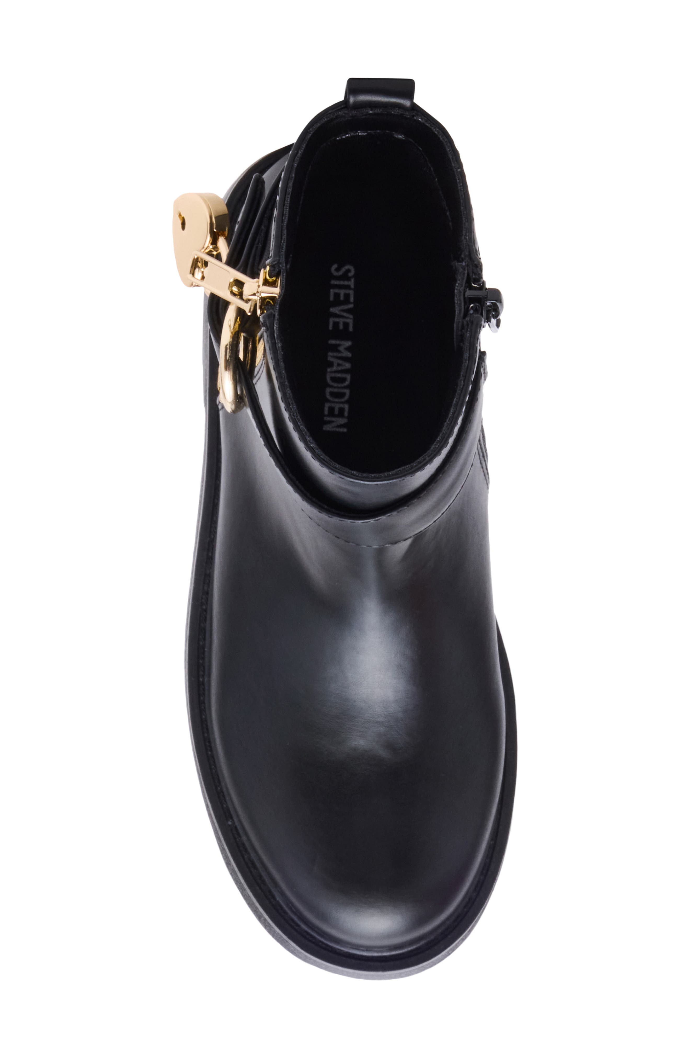 Steve Madden Kids' Jlocket Bootie, Alternate, color, Black