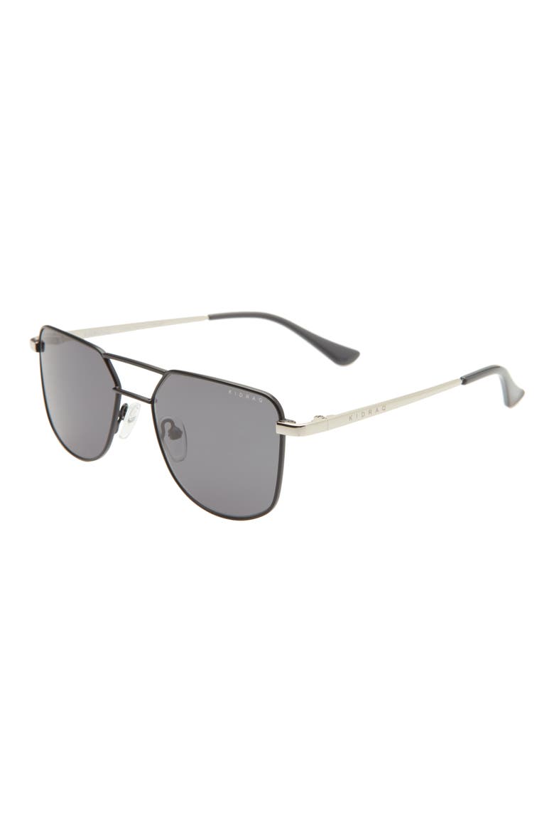 Kids' Hipster 48mm Polarized Sunglasses, Alternate, color, TERMINATOR BLACK