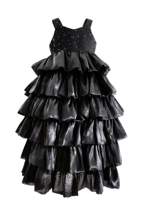 Ruffle Tiered Gala Dress (Toddler, Little Kid & Big Kid)