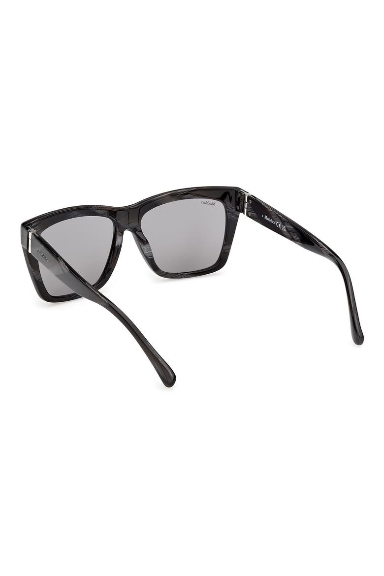 54mm Navigator Sunglasses, Alternate, color, BLACK HORN / SMOKE