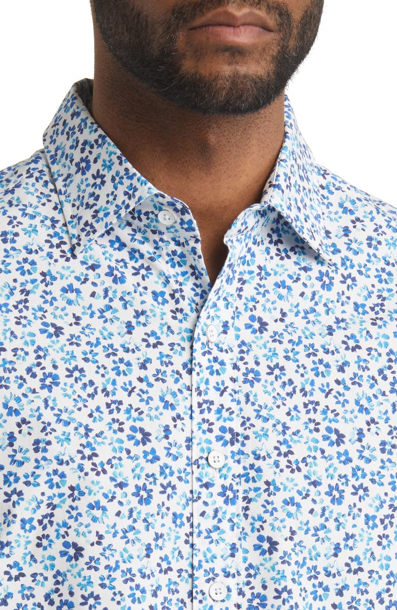 Rodd & Gunn Upper Junction Floral Short Sleeve Button-Up Shirt, Alternate, color,