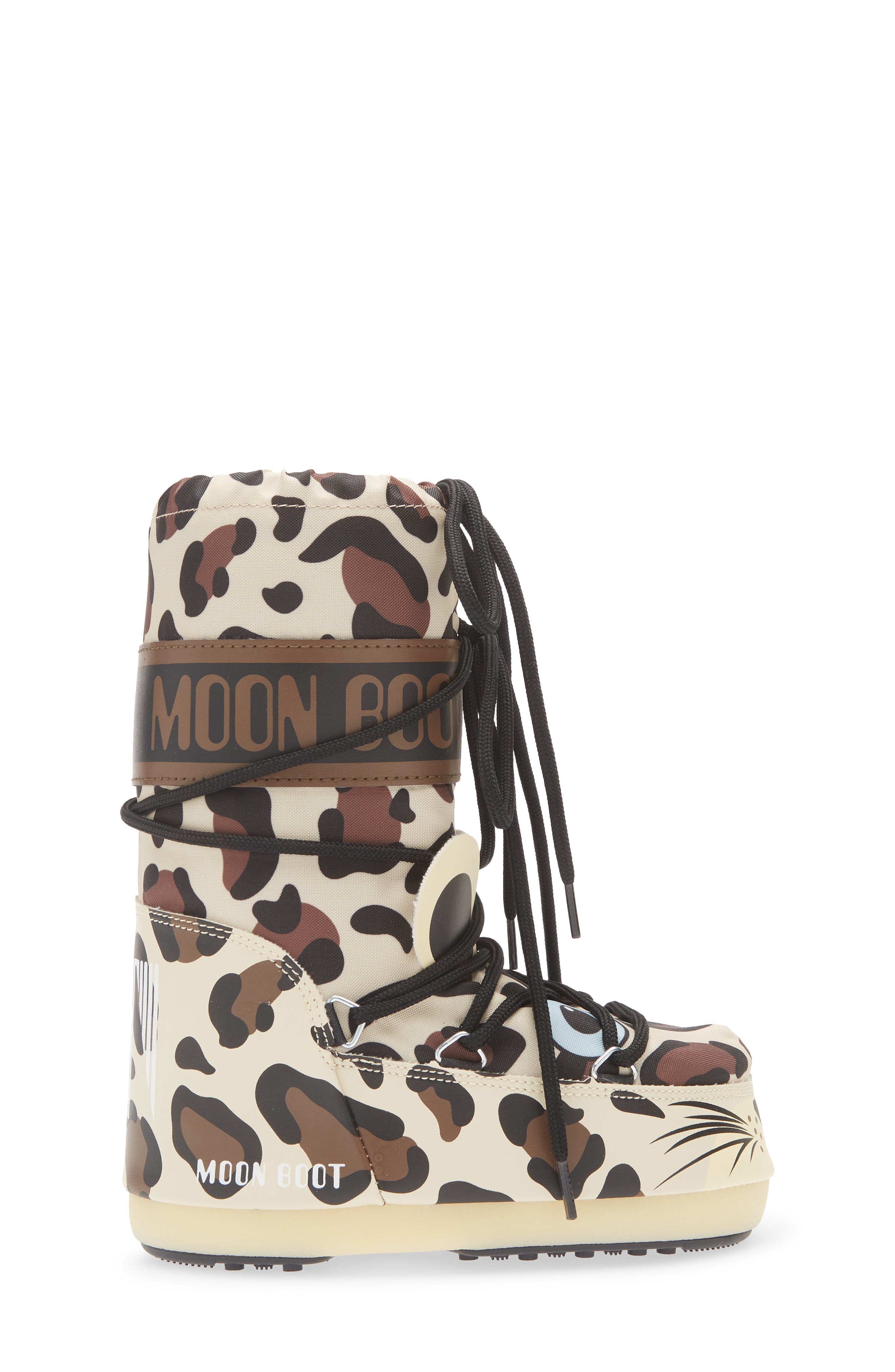 Moon Boot<sup>®</sup> Kids' Icon Animal Boot, Alternate, color, Leopard