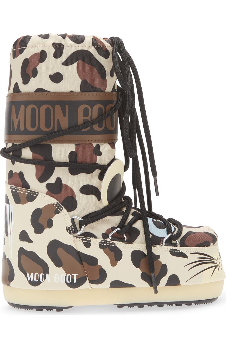Moon Boot<sup>®</sup> Kids' Icon Animal Boot, Alternate, color, Leopard