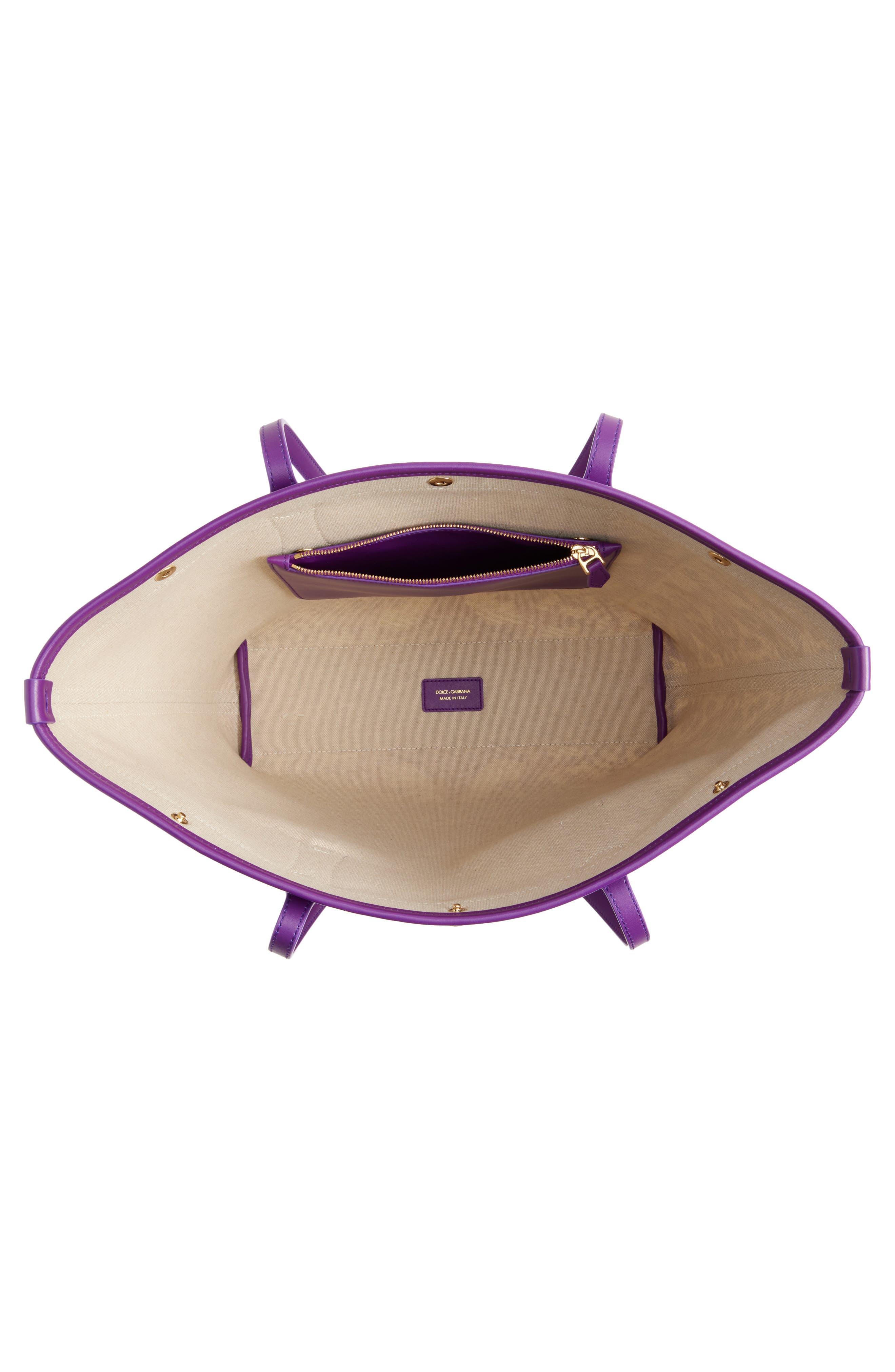 Dolce&Gabbana Atene Maiolica Tote, Alternate, color, I23tn Maiolica 1 Viola