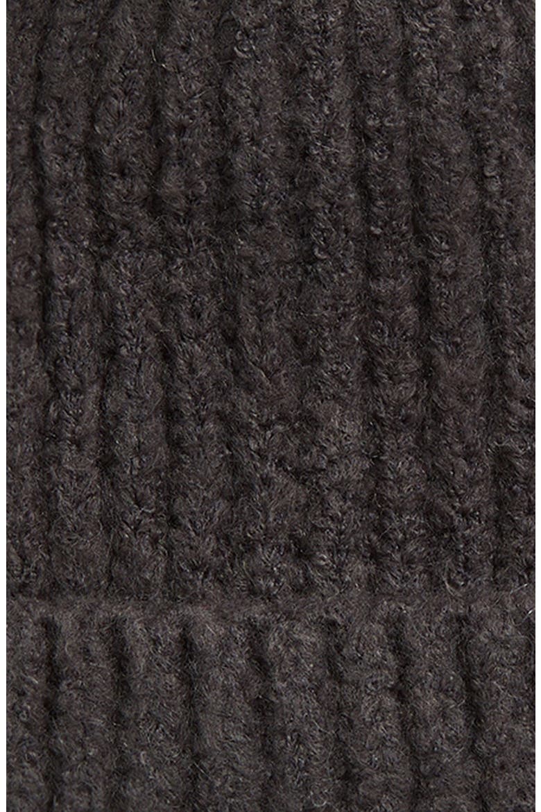 Fuzzy Yarn Beanie & Mittens Set, Alternate, color, GREY
