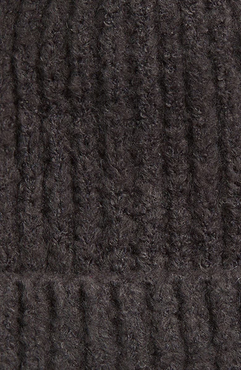 Capelli New York Fuzzy Yarn Beanie & Mittens Set, Alternate, color, Grey